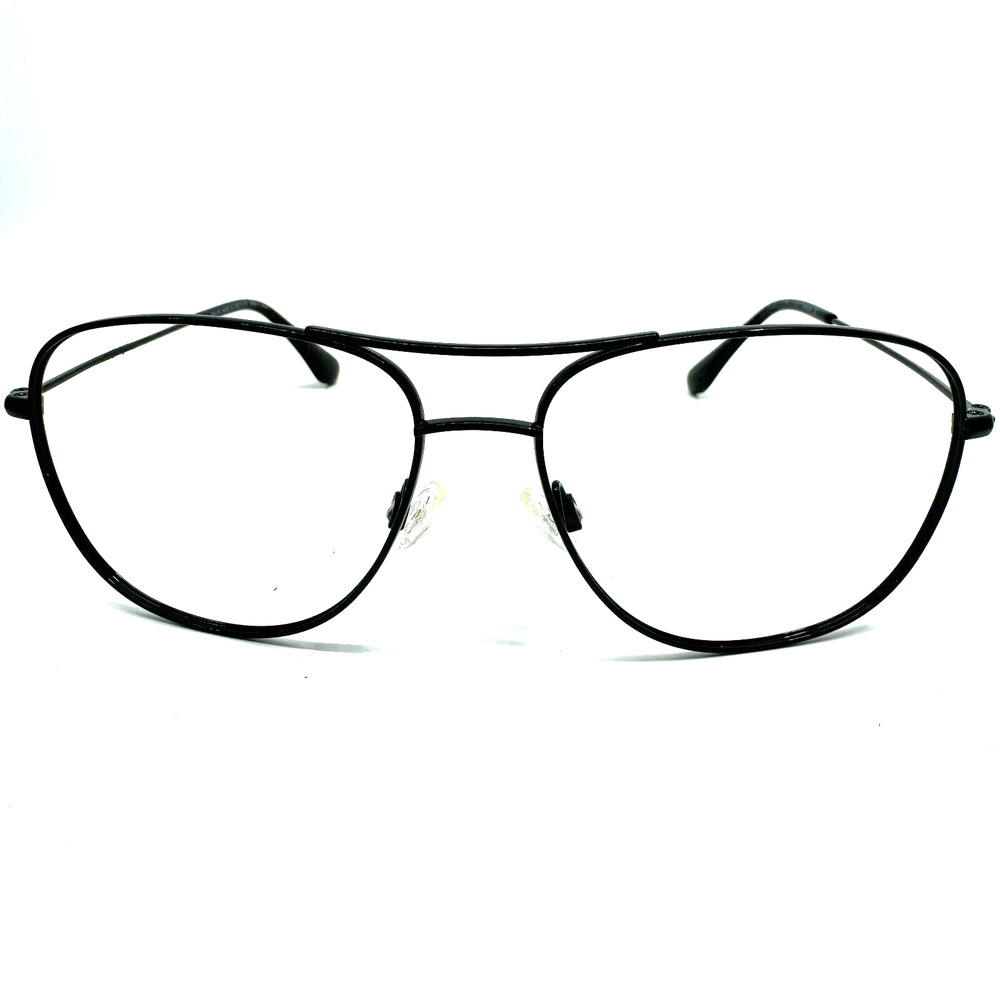 Maui Jim CliffHouse MJ-247-02 Titanium Black Aviator Sunglasses Frames H10393